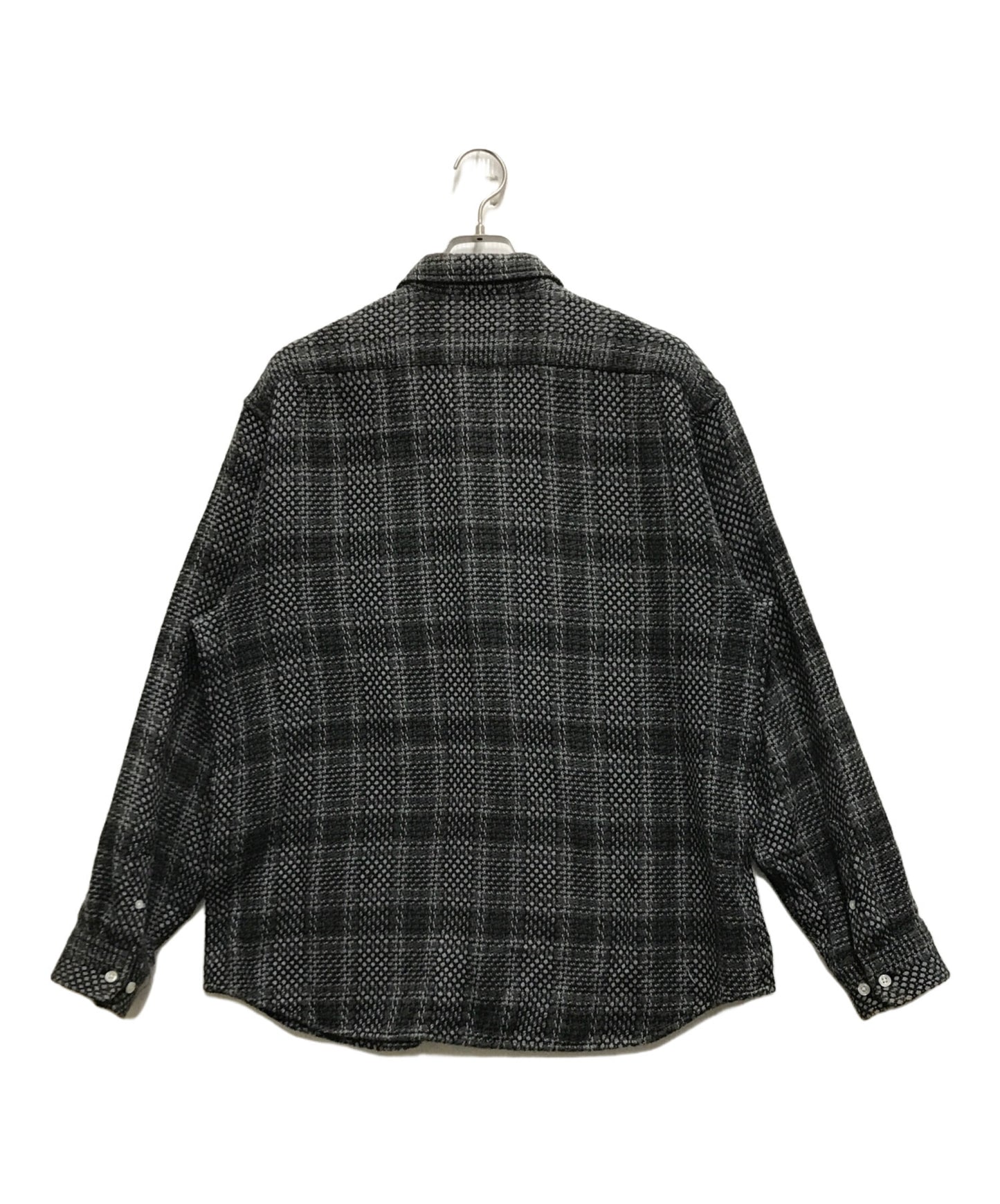 [Pre-owned] SUPREME Basket Weave Plaid Shirt