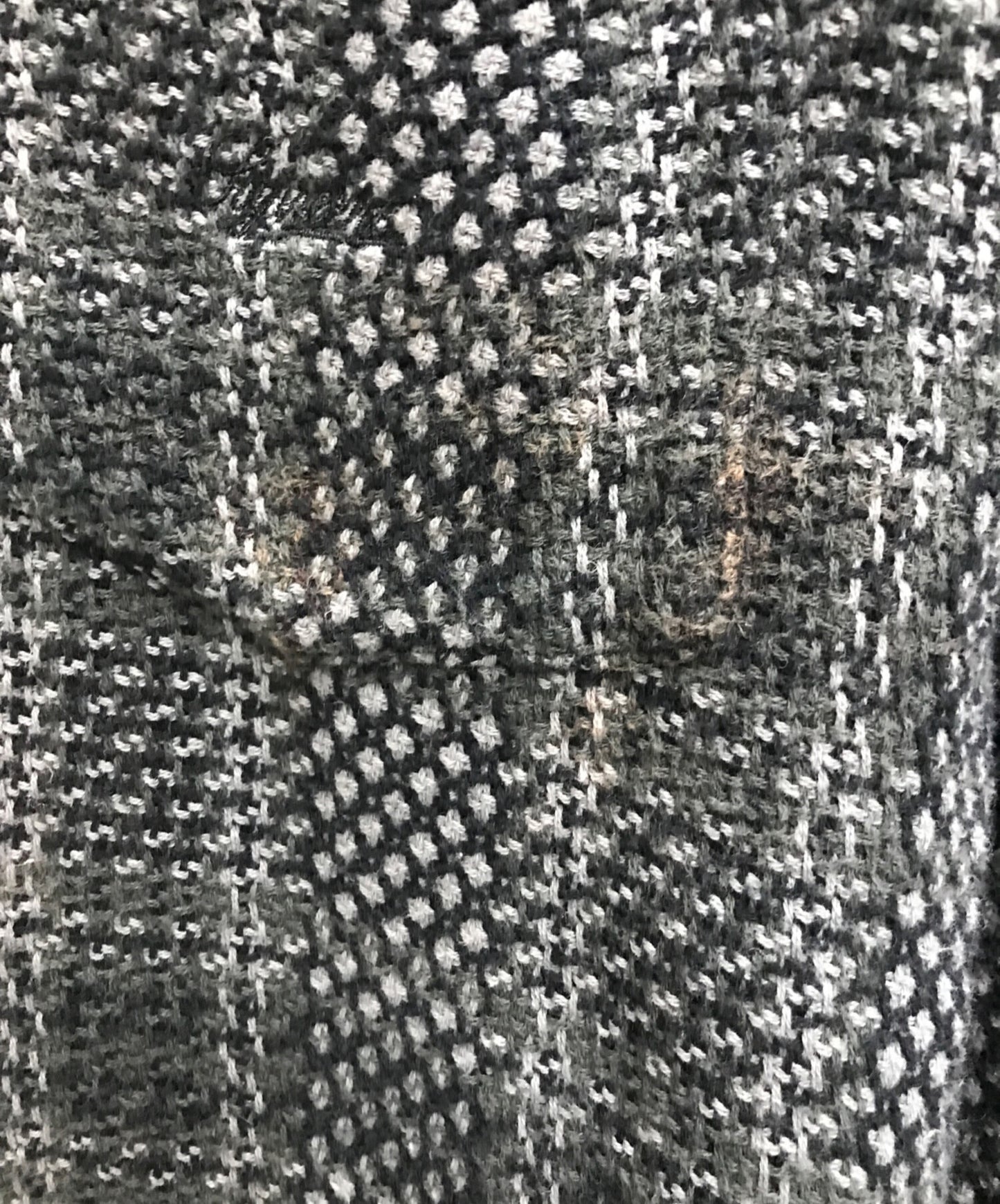 [Pre-owned] SUPREME Basket Weave Plaid Shirt