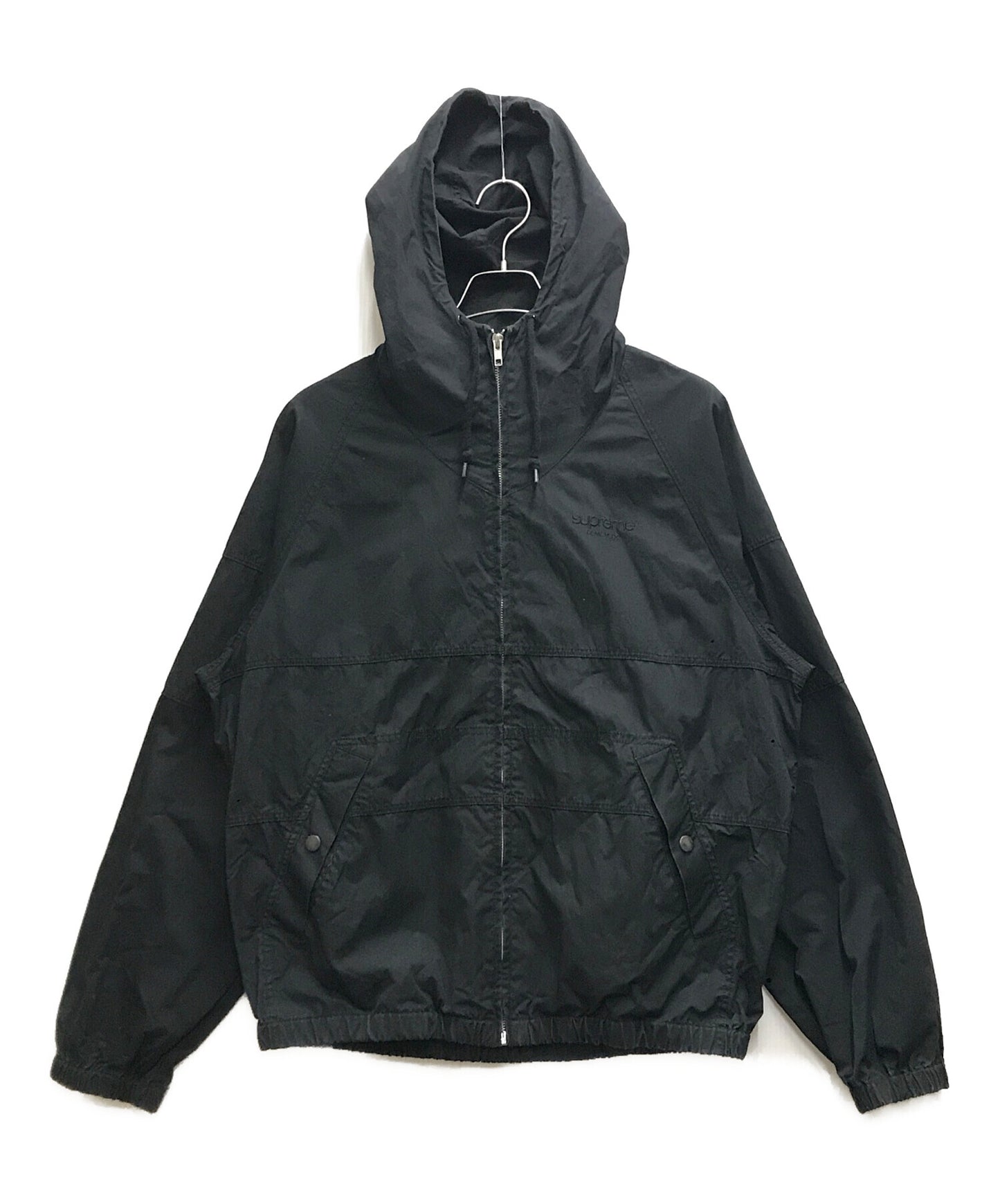 [Pre-owned] SUPREME Cotton Hooded Raglan Jacket