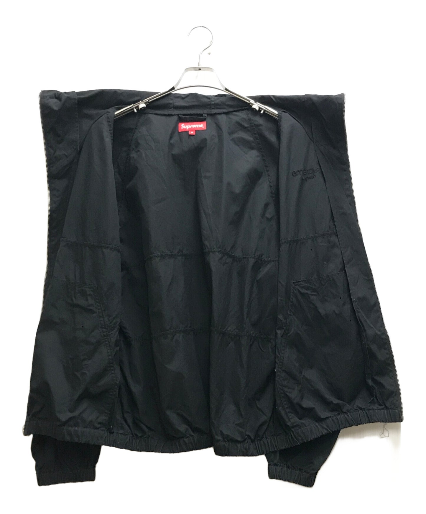 [Pre-owned] SUPREME Cotton Hooded Raglan Jacket