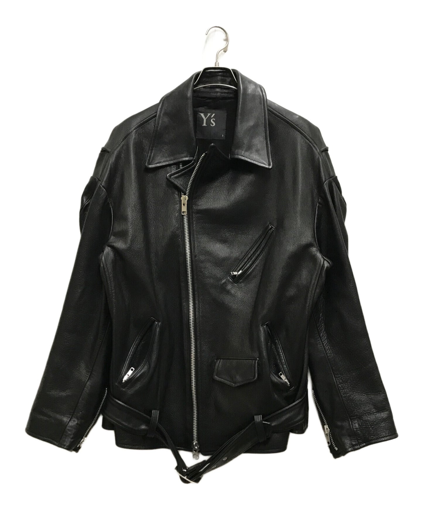 [Pre-owned] Y's GRADATION LEATHER RIDERS YE-Y01-700