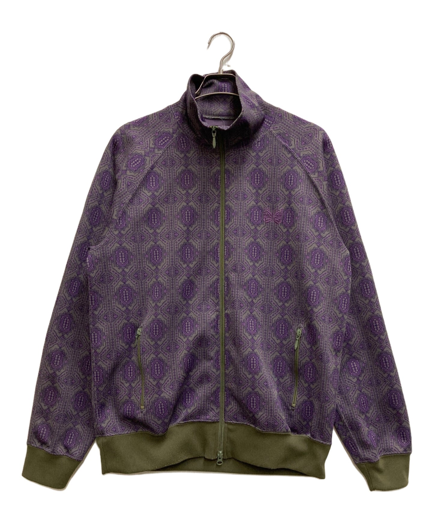[Pre-owned] Needles Track Jacket Poly Jacquard Geometric CH232