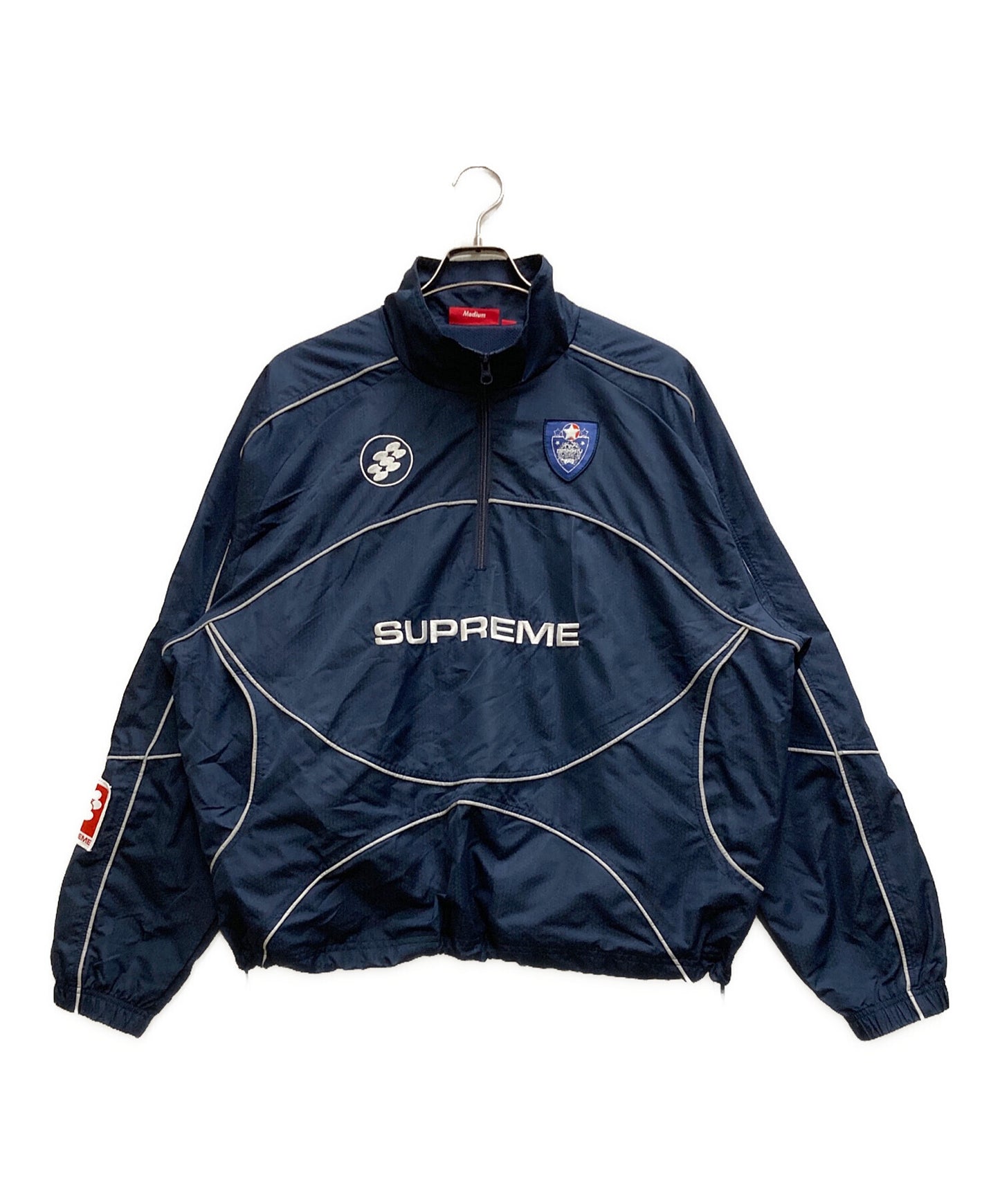 [Pre-owned] SUPREME Reflective Piping Pullover