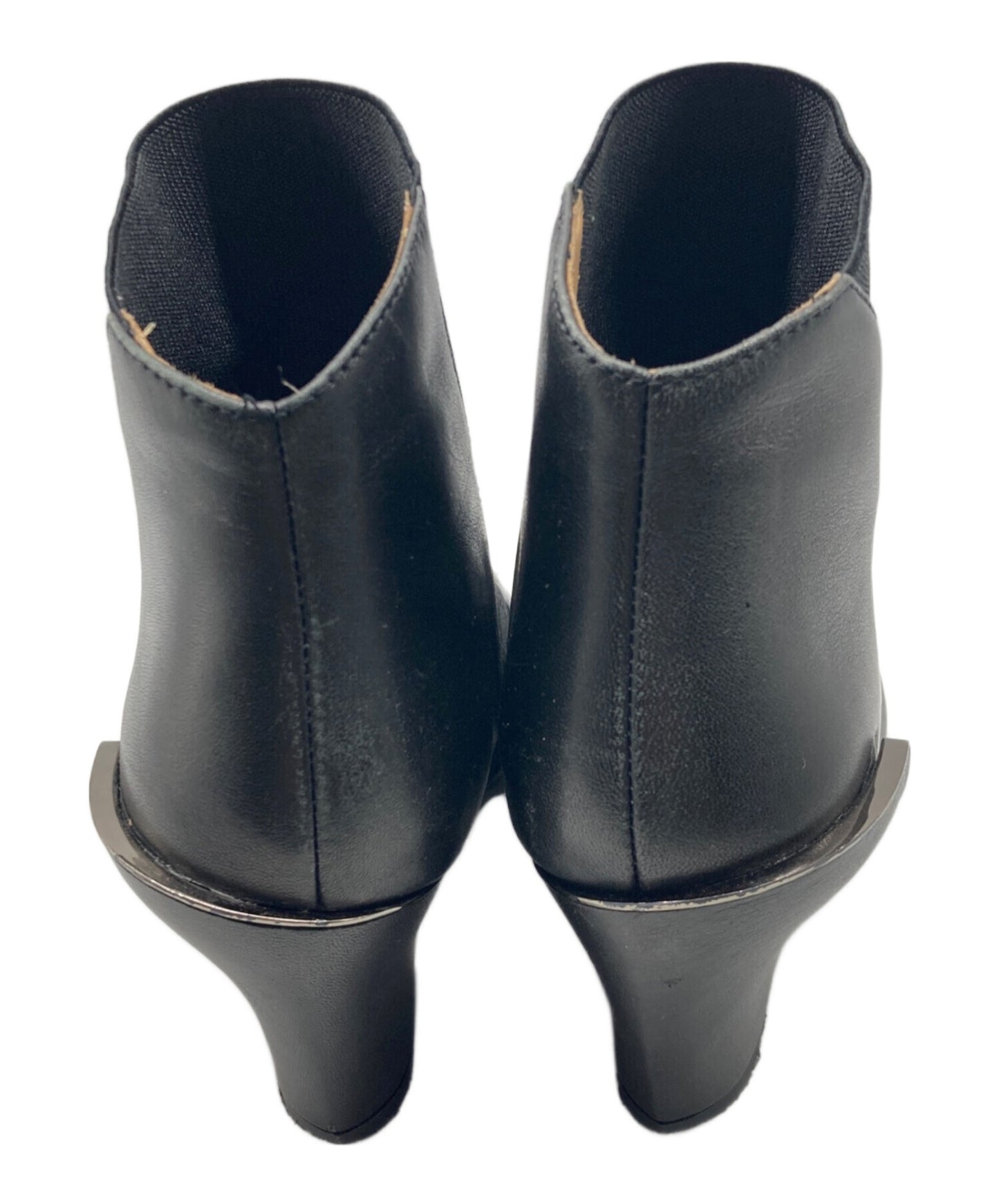 [Pre-owned] ISSEY MIYAKE Metal Heel Leather Short Boots