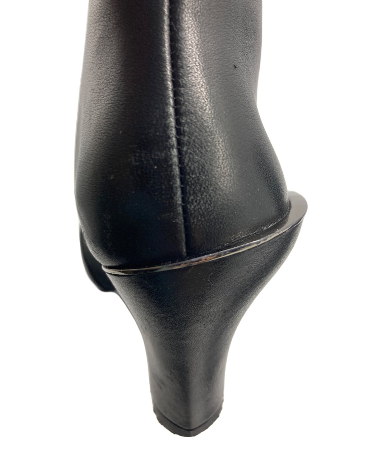 [Pre-owned] ISSEY MIYAKE Metal Heel Leather Short Boots