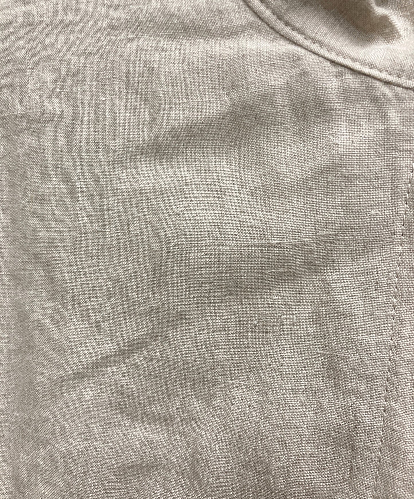 [Pre-owned] Yohji Yamamoto pour homme HIGH COUNT LINEN ZIP OPEN BLOUSE HG-B28-301