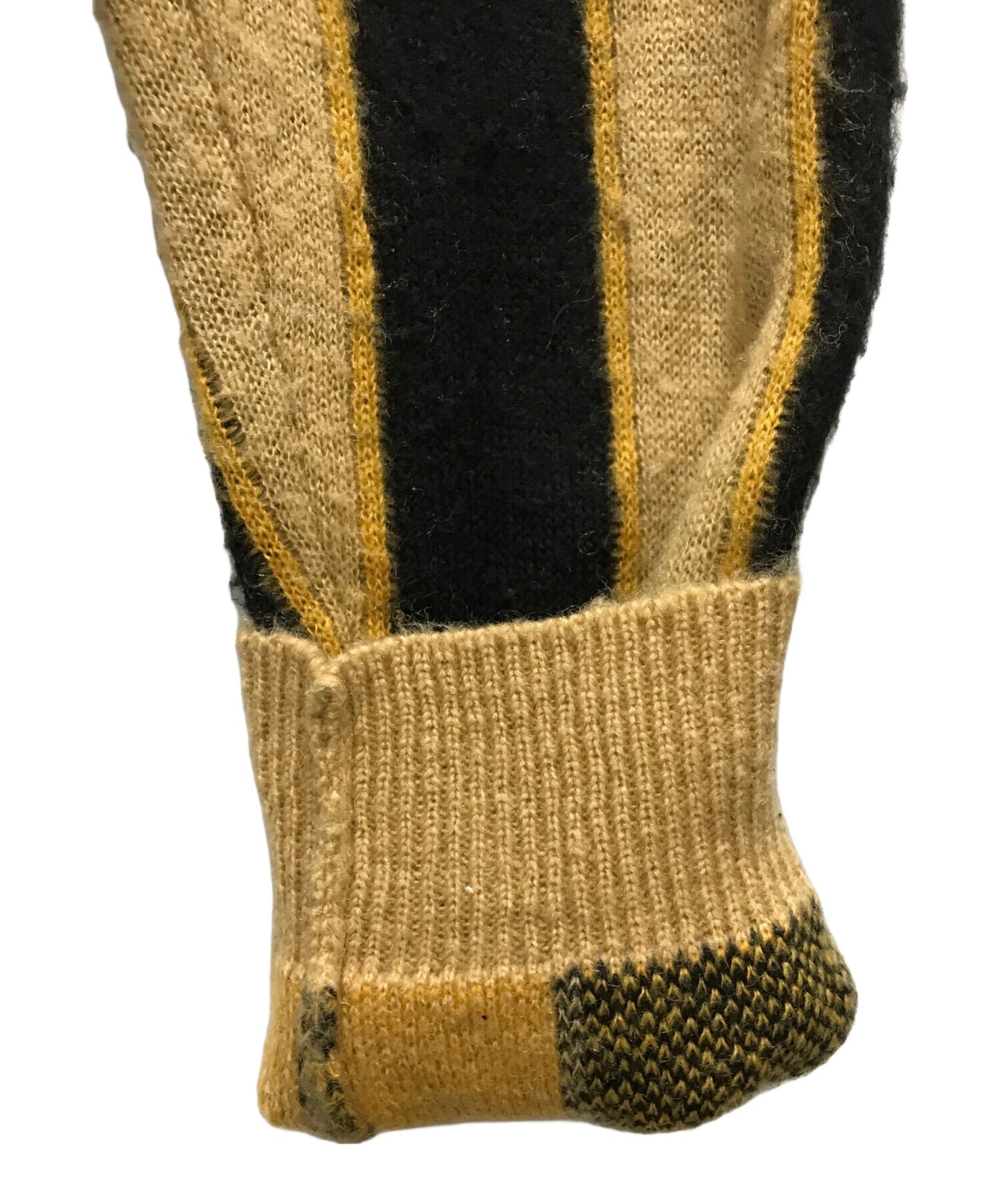 [Pre-owned] stussy Mohair-blend striped cardigan