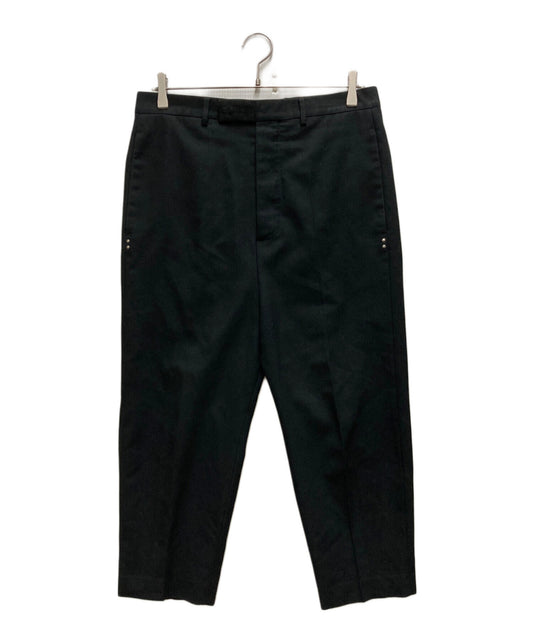 [Pre-owned] RICK OWENS Slim Leg Cropped Pants RU02A5359-CVR