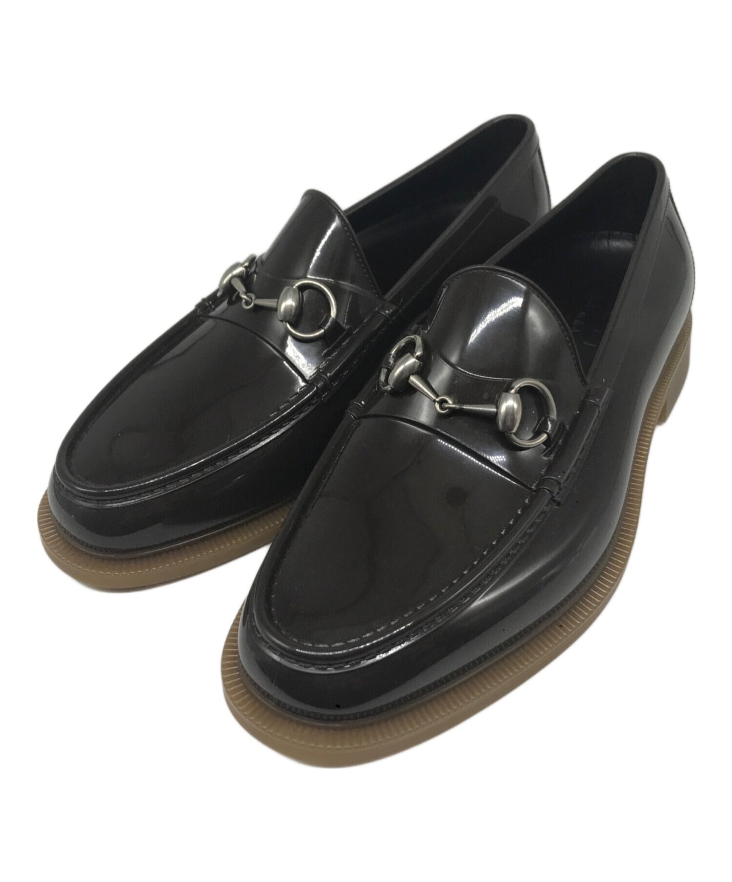 [Pre-owned] GUCCI PVC Bit Loafers