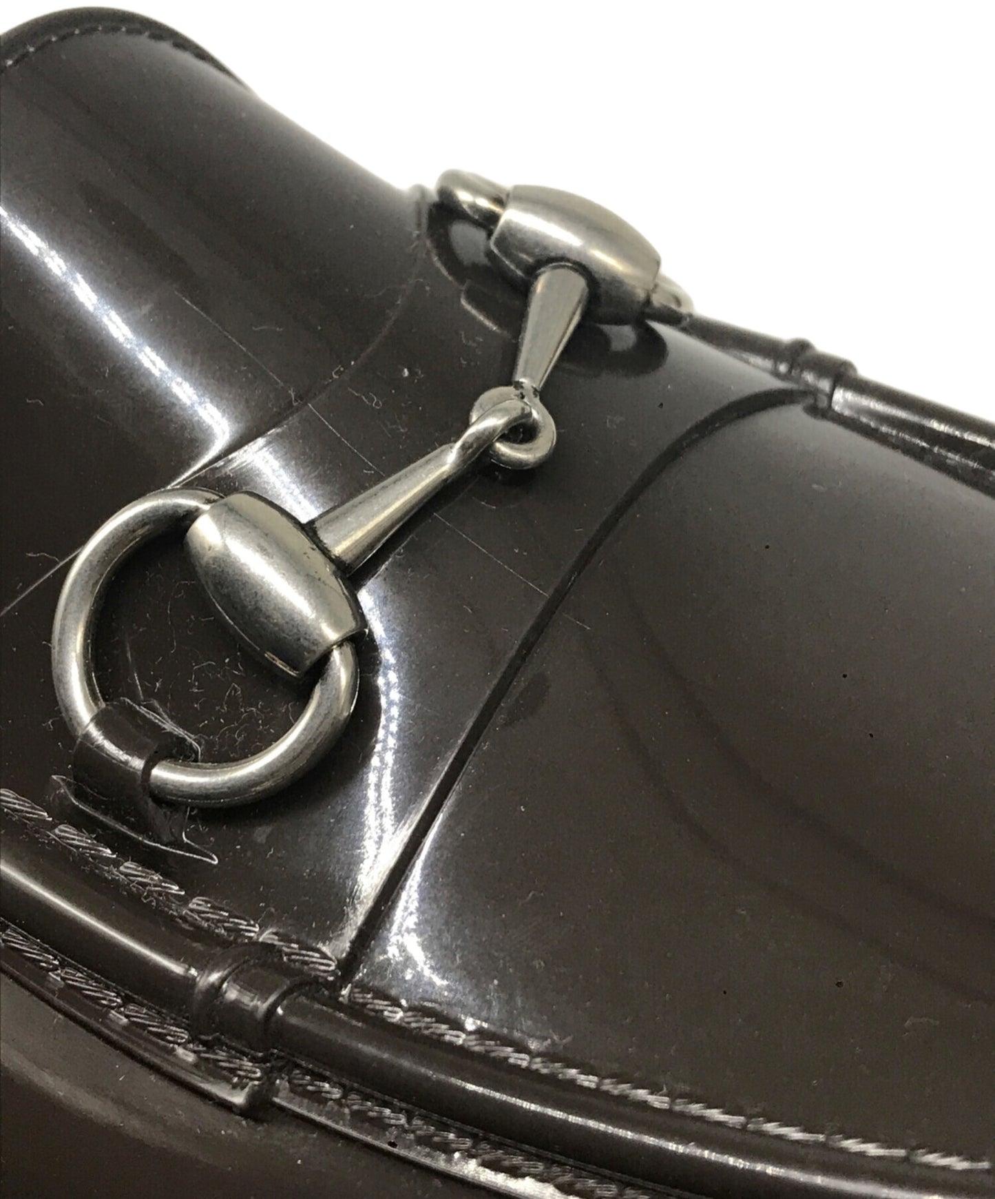 [Pre-owned] GUCCI PVC Bit Loafers