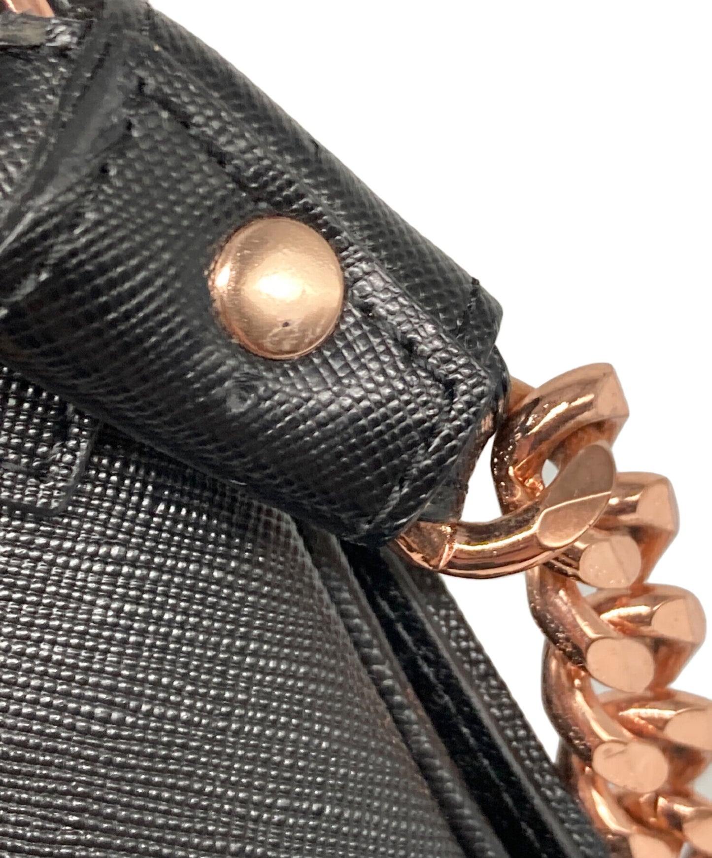 [Pre-owned] Vivienne Westwood Saffiano Chain Shoulder Bag