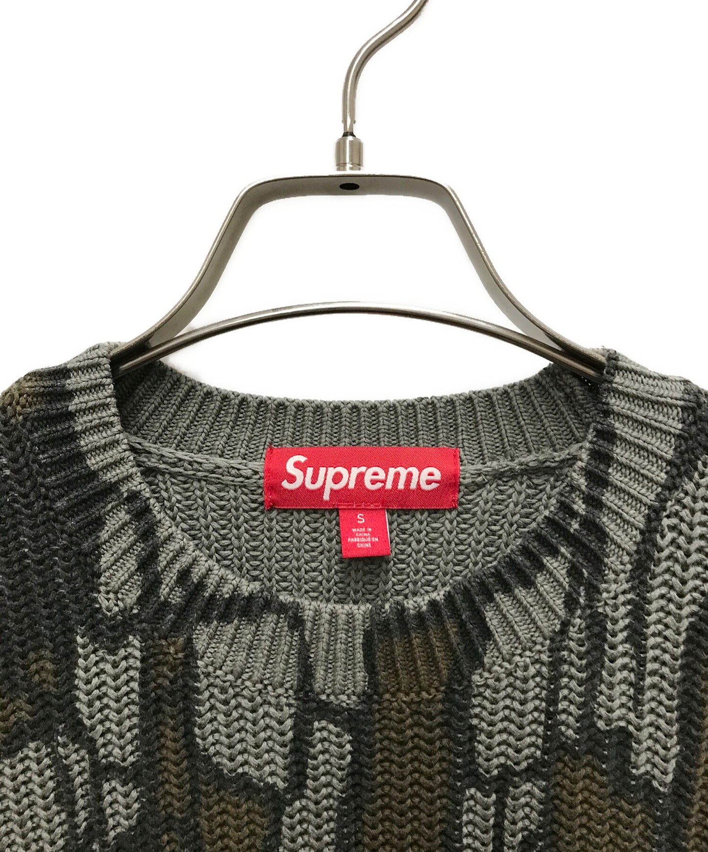 [Pre-owned] SUPREME Old English Printed Sweater