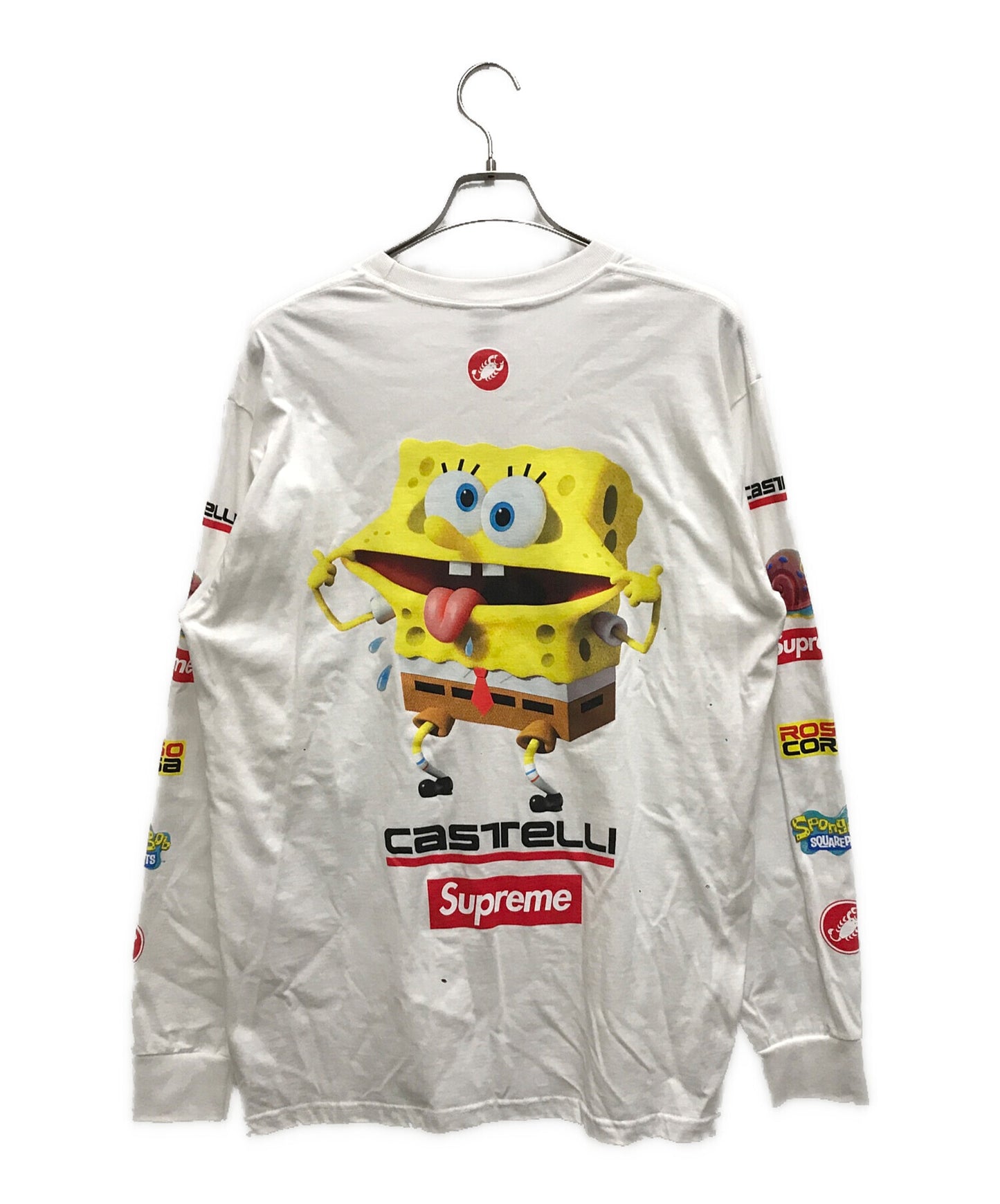 [Pre-owned] SUPREME SpongeBob Castelli Racing L/S Tee