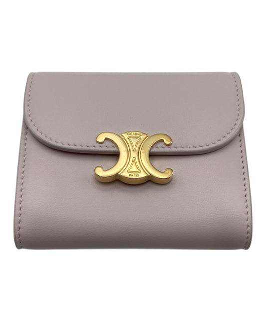 [Pre-owned] CELINE Trionf Small Flap Wallet 10D783BZG