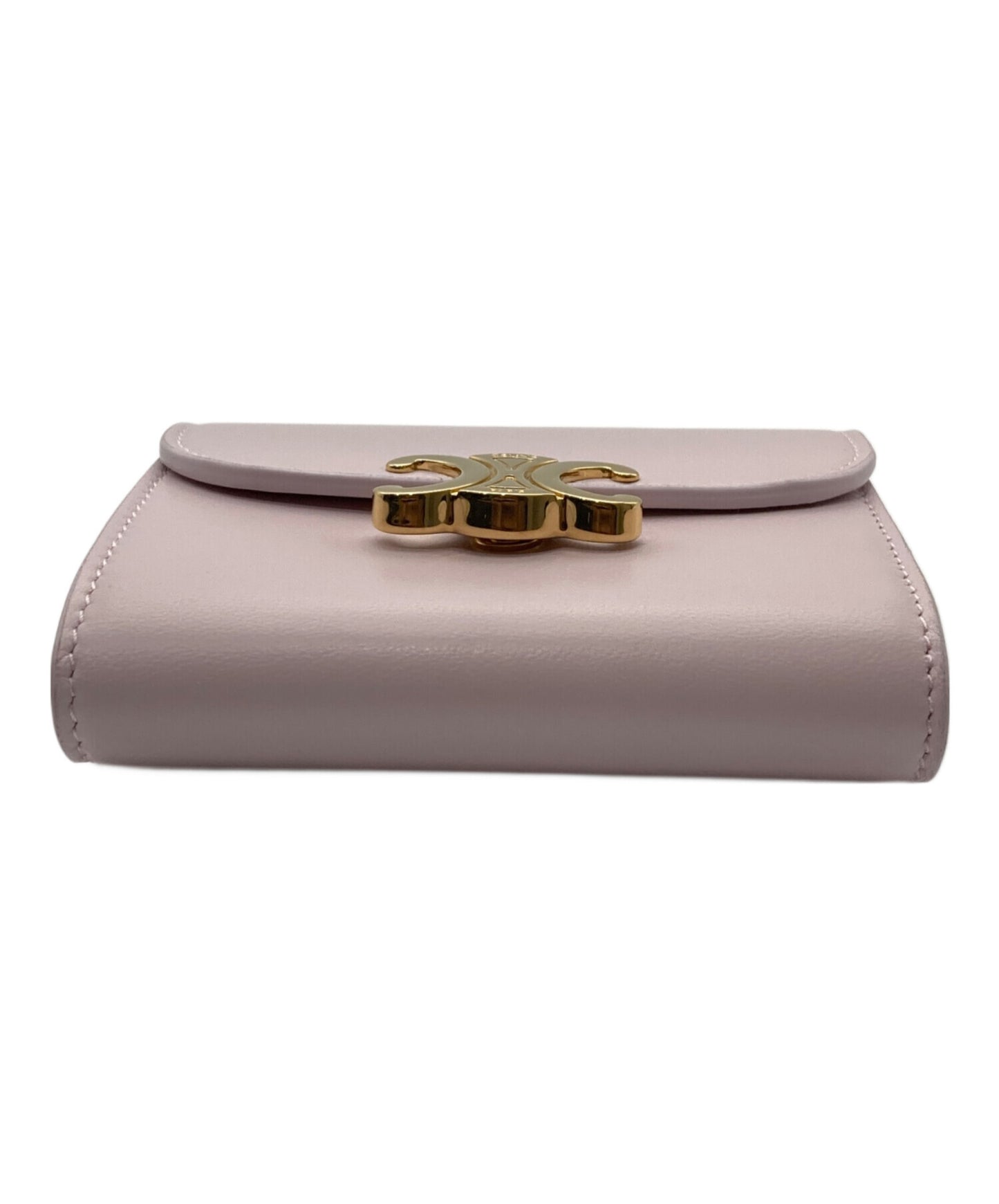 [Pre-owned] CELINE Trionf Small Flap Wallet 10D783BZG