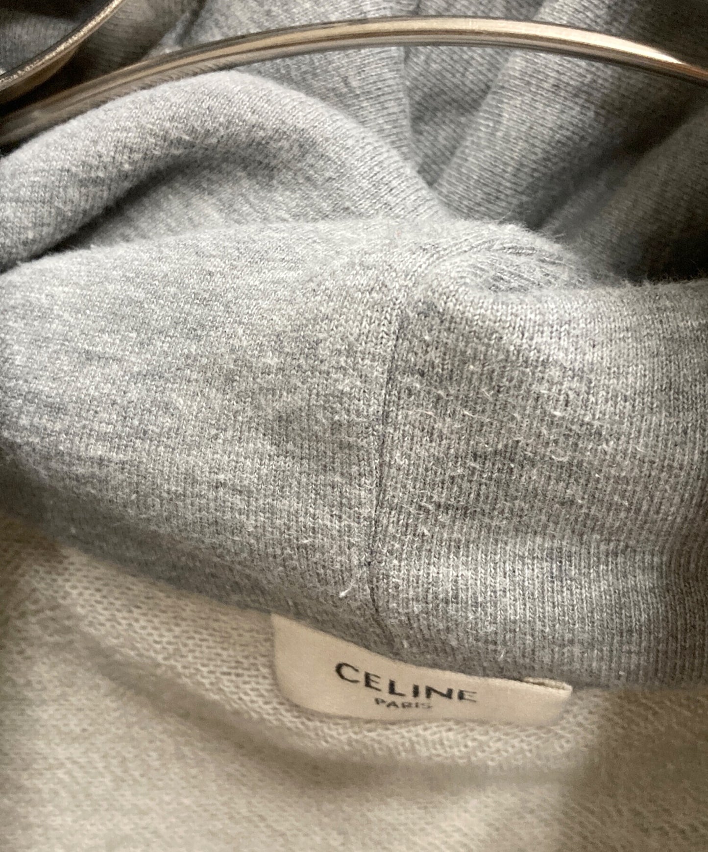 [Pre-owned] CELINE Loose sweatshirt with hood 2Y468670Q