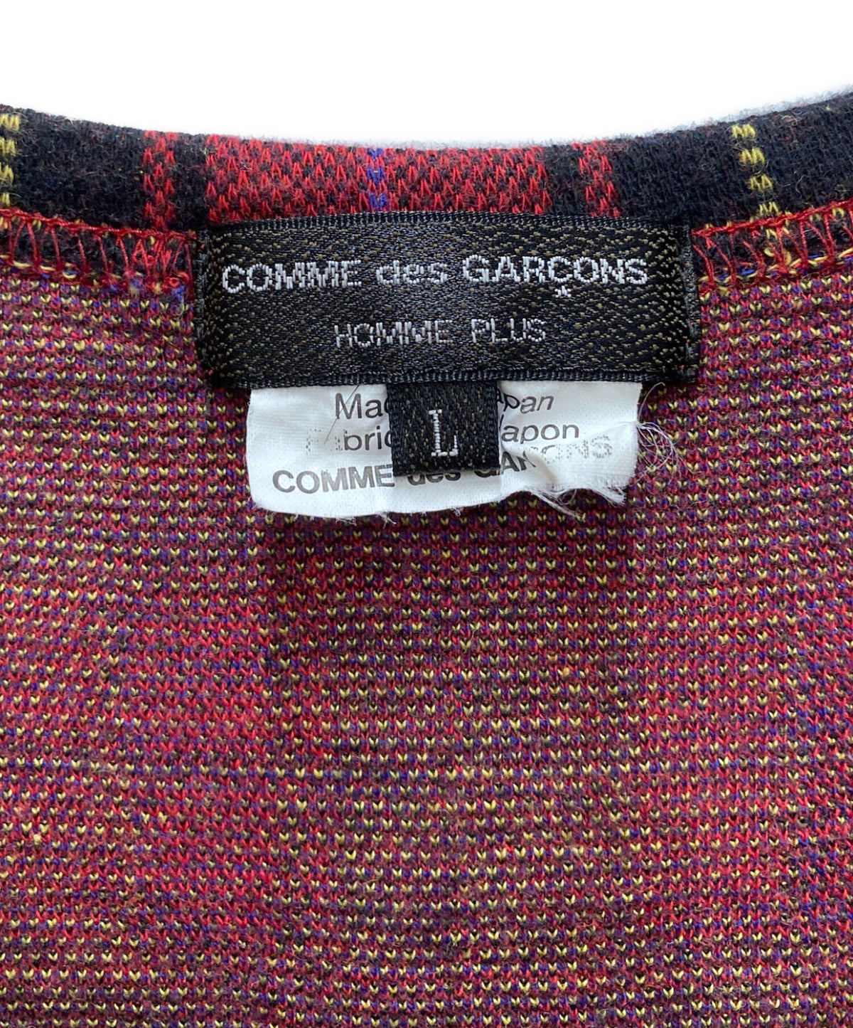 [Pre-owned] COMME des GARCONS HOMME PLUS 20AW Patchwork T-Shirt PF-T003