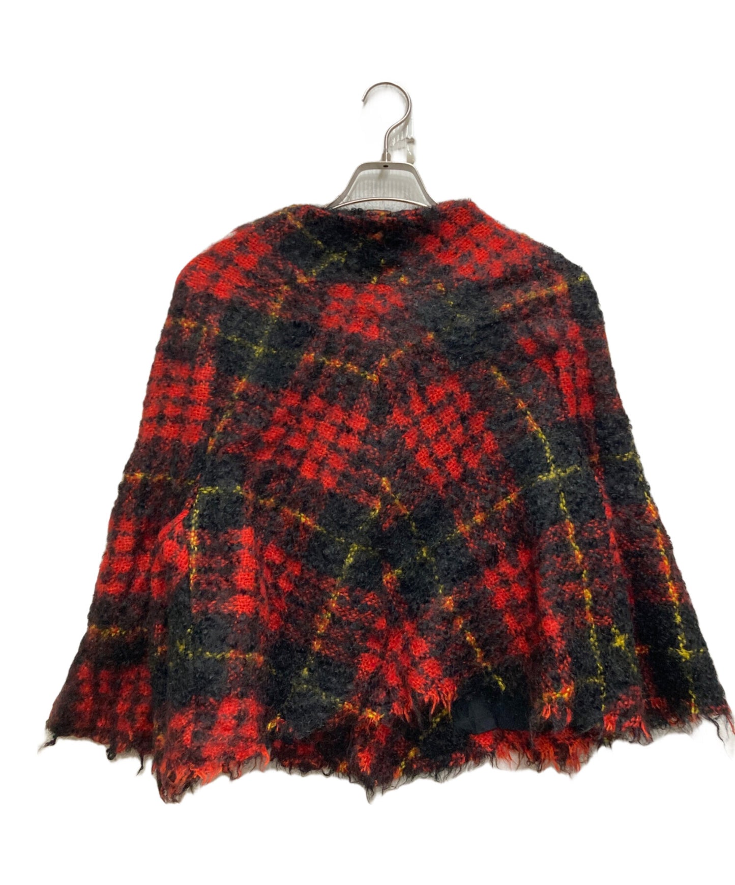[Pre-owned] tricot COMME des GARCONS Mohair blend check jacket TG-J025