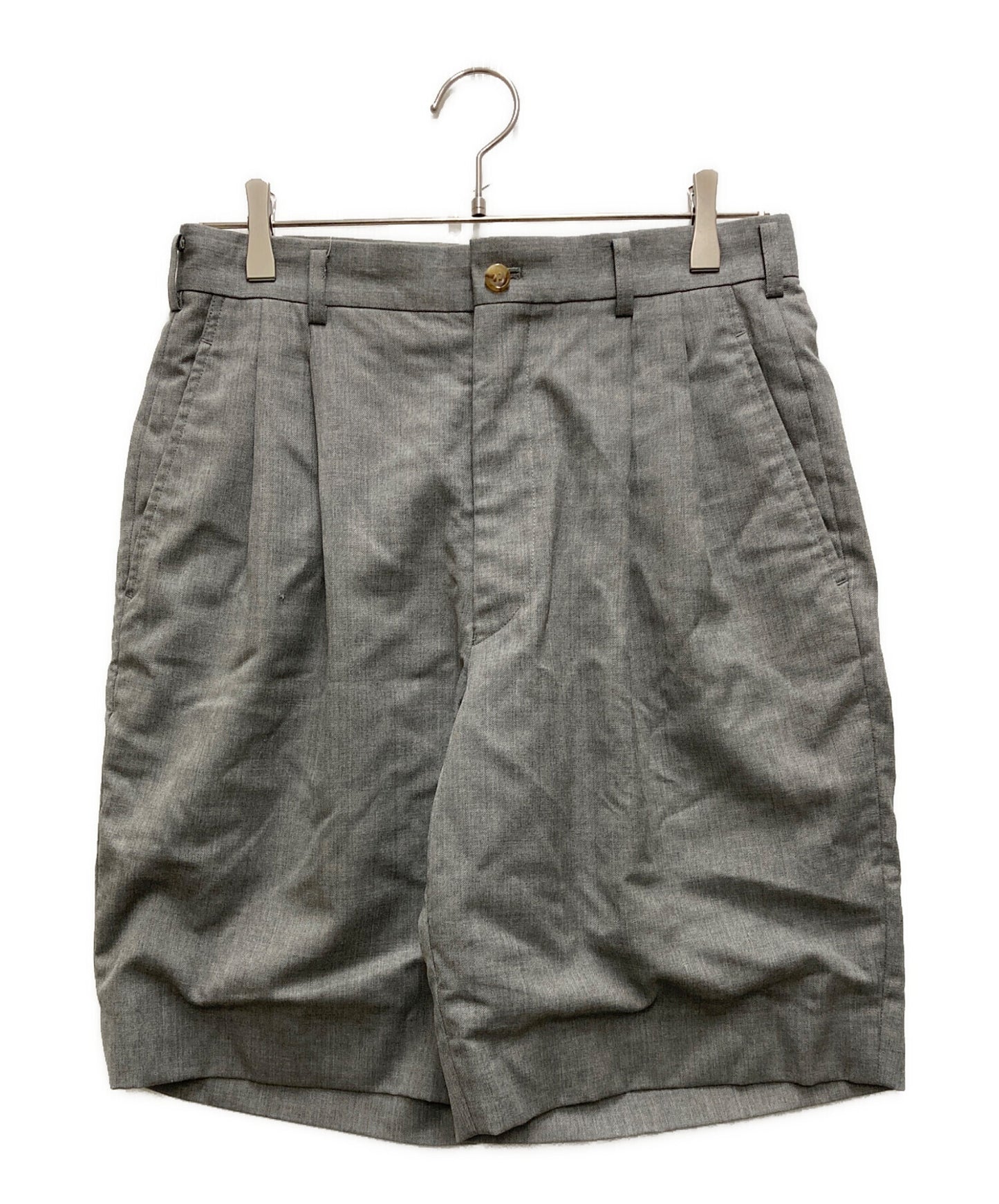 [Pre-owned] COMME des GARCONS NOIR Wool Gabardine Shorts GA-P204