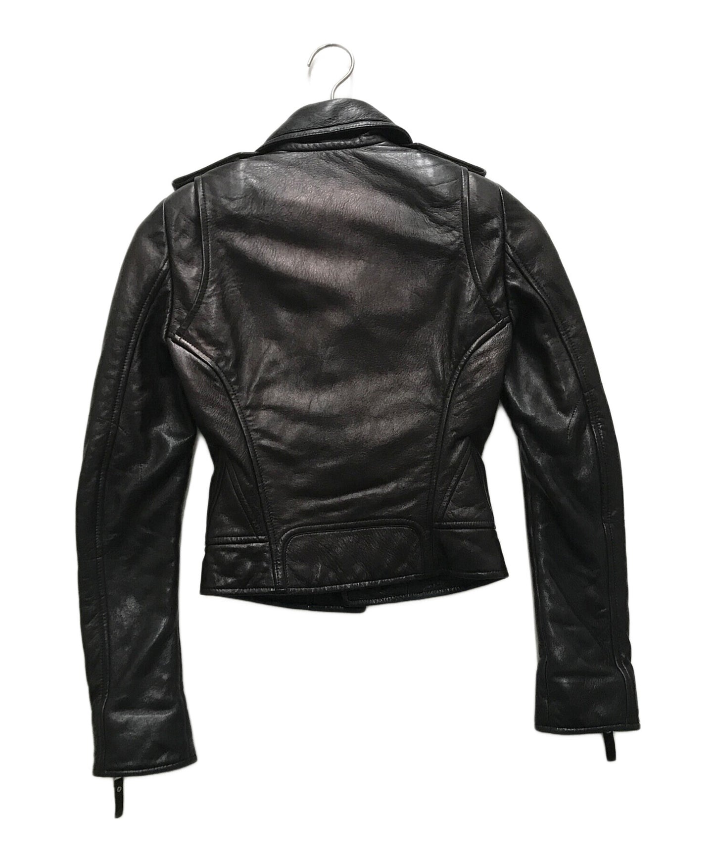 [Pre-owned] BALENCIAGA Leather Double Rider Jacket 256302