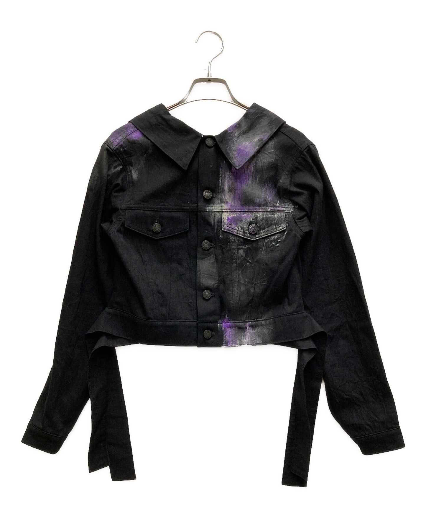 [Pre-owned] YOHJI YAMAMOTO Magic Wash Denim Jacket FE-J32-013