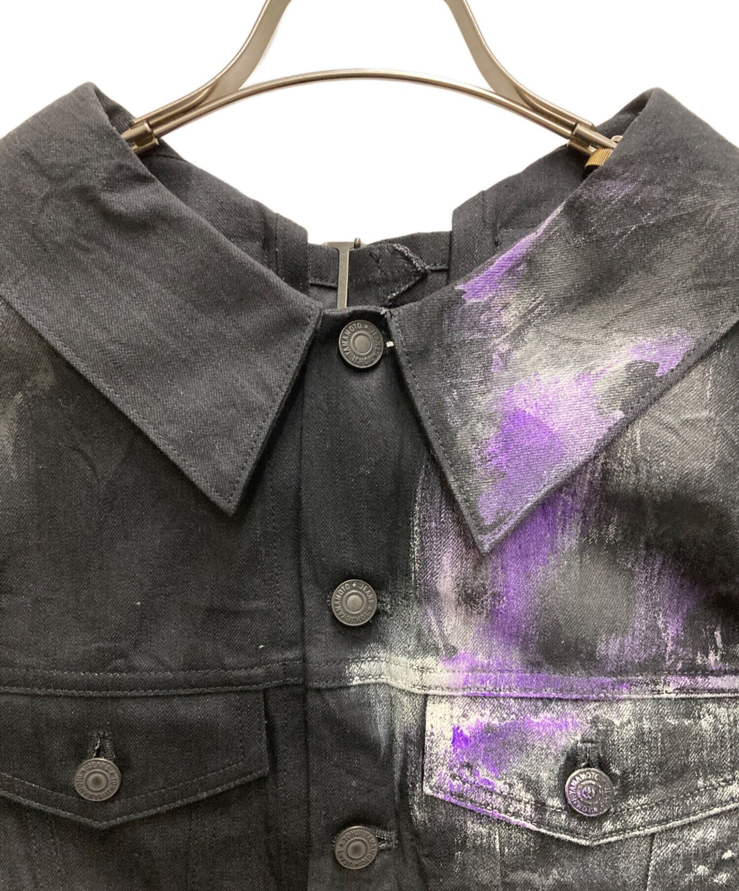 [Pre-owned] YOHJI YAMAMOTO Magic Wash Denim Jacket FE-J32-013