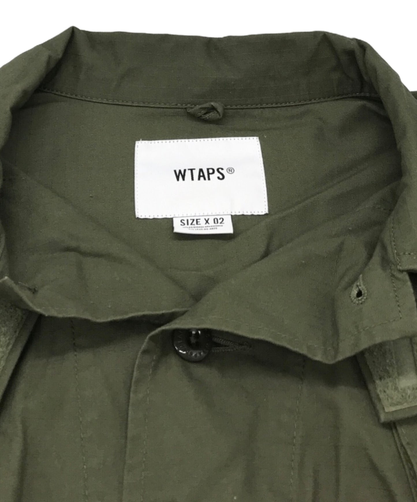 [Pre-owned] WTAPS MODULAR LS SHIRT Modular long sleeve shirt Military 192BEDT-SHM03 192BEDT-SHM03