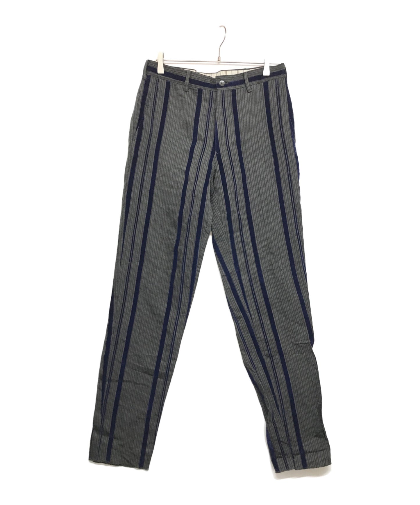 [Pre-owned] Yohji Yamamoto pour homme Velour lining striped slacks HY-P06-324 HY-P06-324