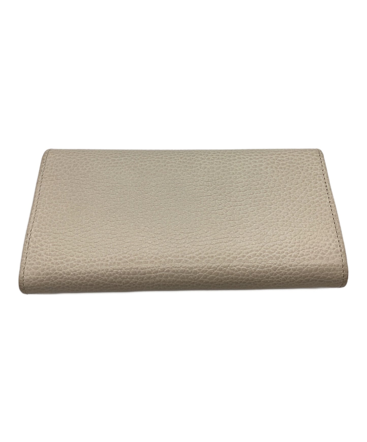 [Pre-owned] GUCCI 456116 Double G leather continental wallet, long 456116