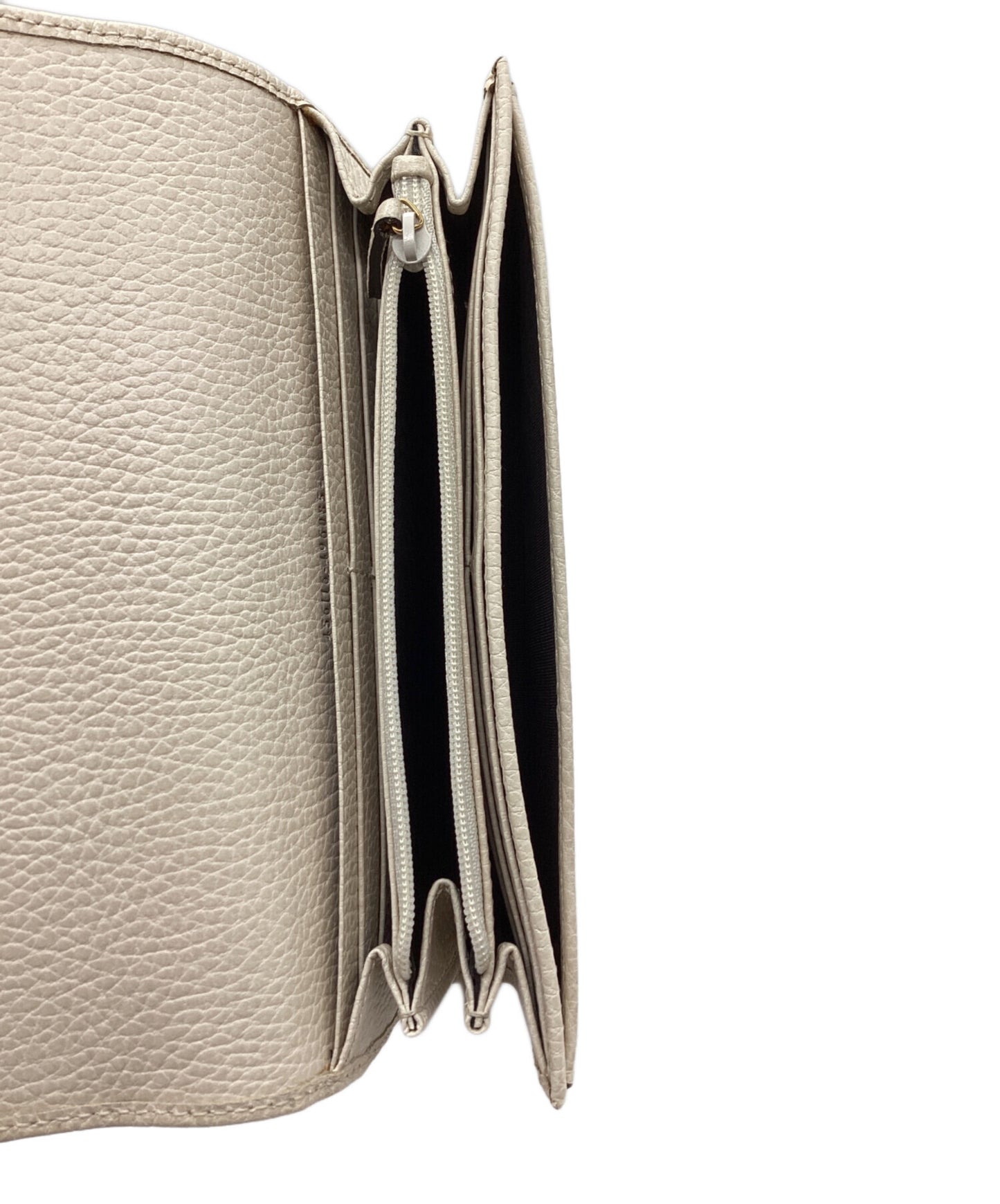 [Pre-owned] GUCCI 456116 Double G leather continental wallet, long 456116