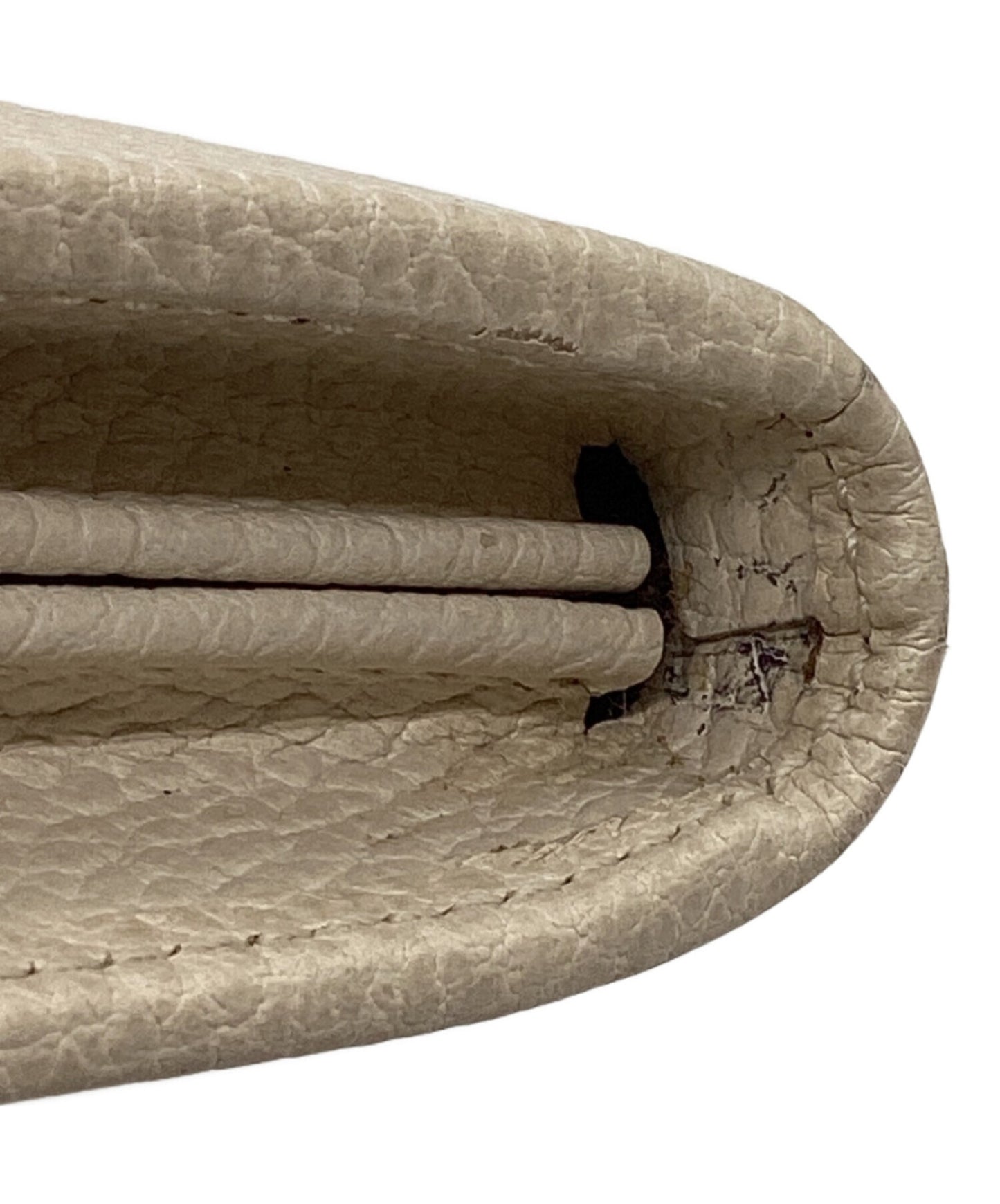 [Pre-owned] GUCCI 456116 Double G leather continental wallet, long 456116