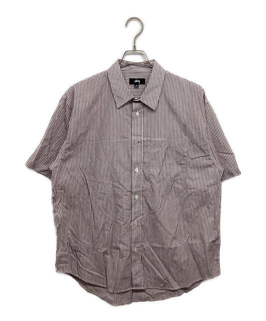 [Pre-owned] stussy BOXY SS SHIRT 8 BALL STRIPE 1110329 1110329