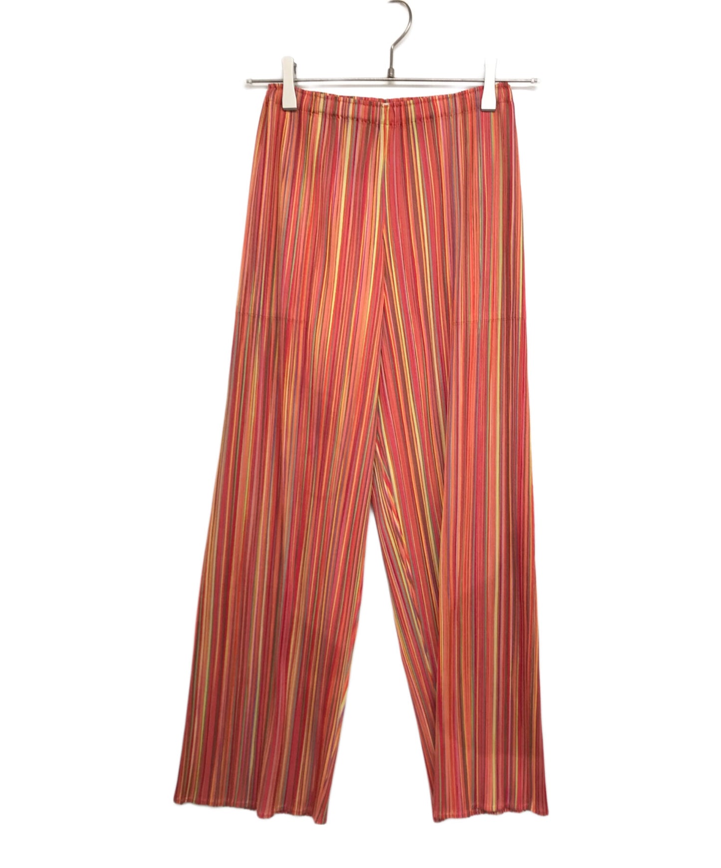 [Pre-owned] PLEATS PLEASE Multi-stripe pleated pants PP11-JF552 PP11-JF552