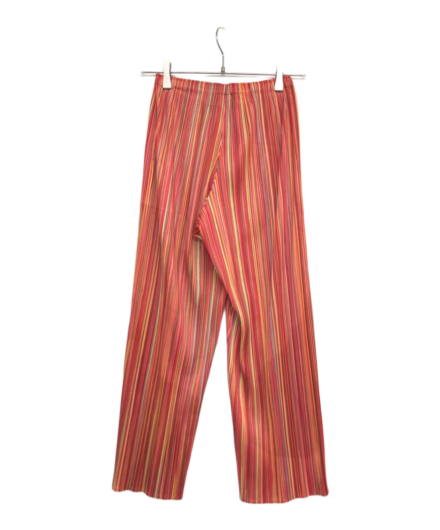 [Pre-owned] PLEATS PLEASE Multi-stripe pleated pants PP11-JF552 PP11-JF552