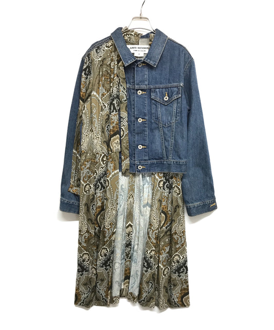 [Pre-owned] JUNYA WATANABE COMME des GARCONS Paisley Dress Docking Denim Jacket AD2019 JD-J001 JD-J001