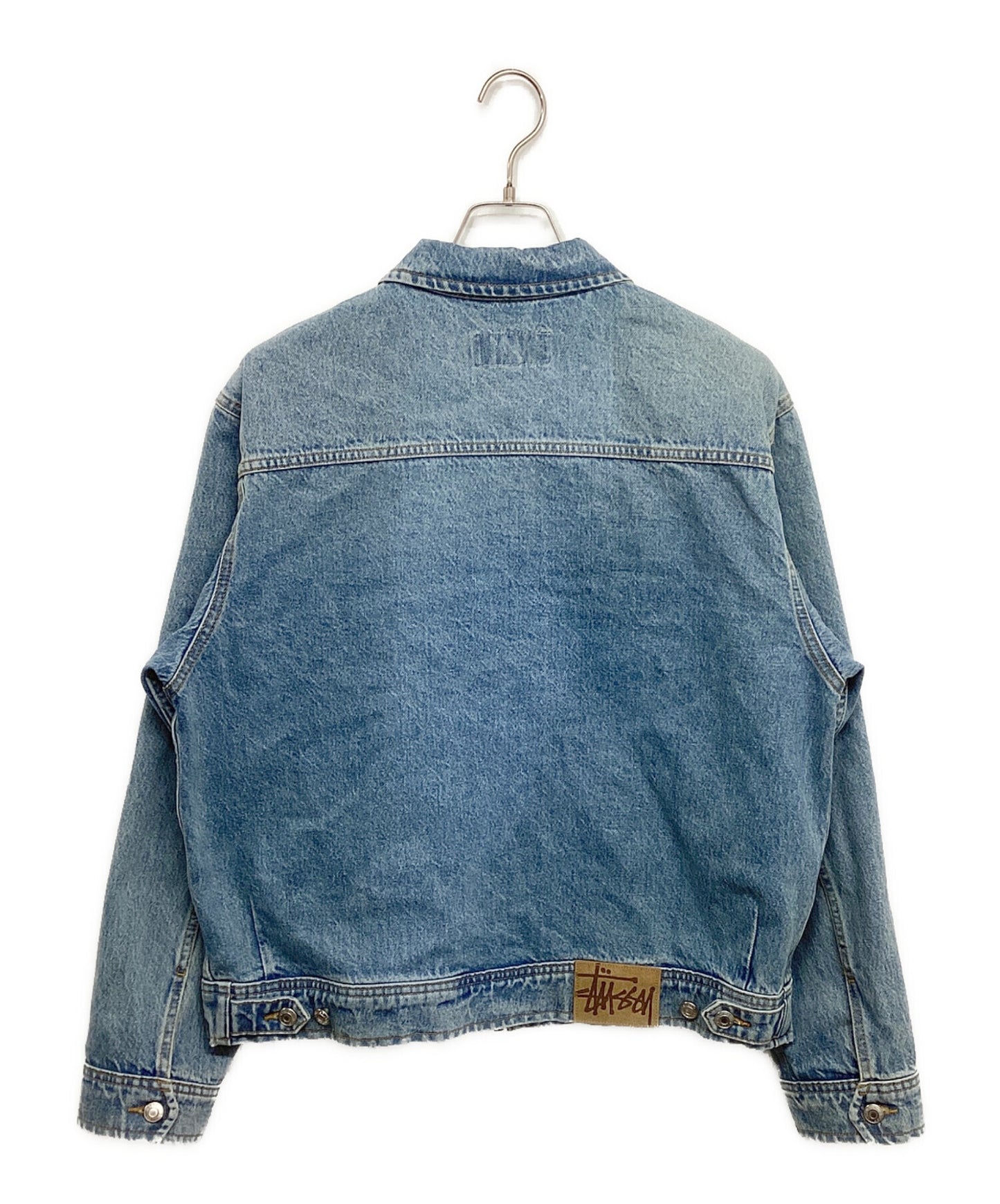 [Pre-owned] stussy Denim Zip Work Jacket 115682 115682