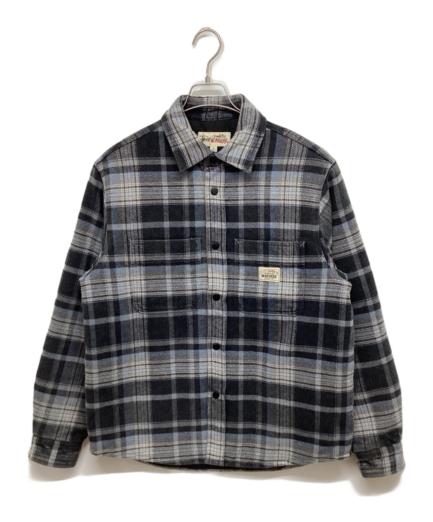 [Pre-owned] stussy Heavy Washed Plaid Shirt / 1110339 1110339