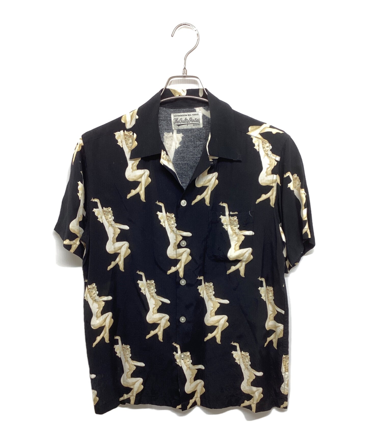 [Pre-owned] WACKO MARIA NUDE ALOHA SHIRT Nude aloha shirt