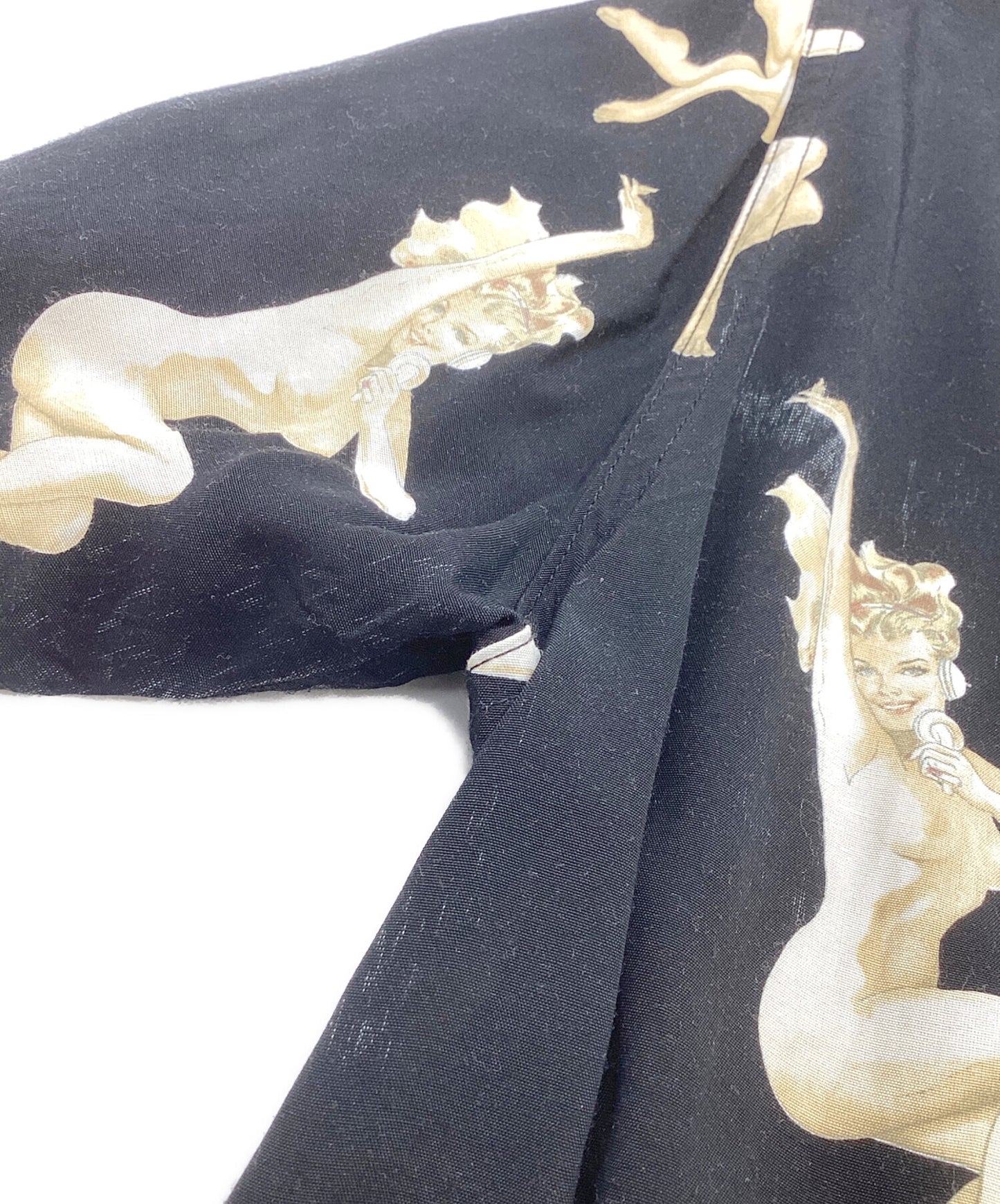 [Pre-owned] WACKO MARIA NUDE ALOHA SHIRT Nude aloha shirt