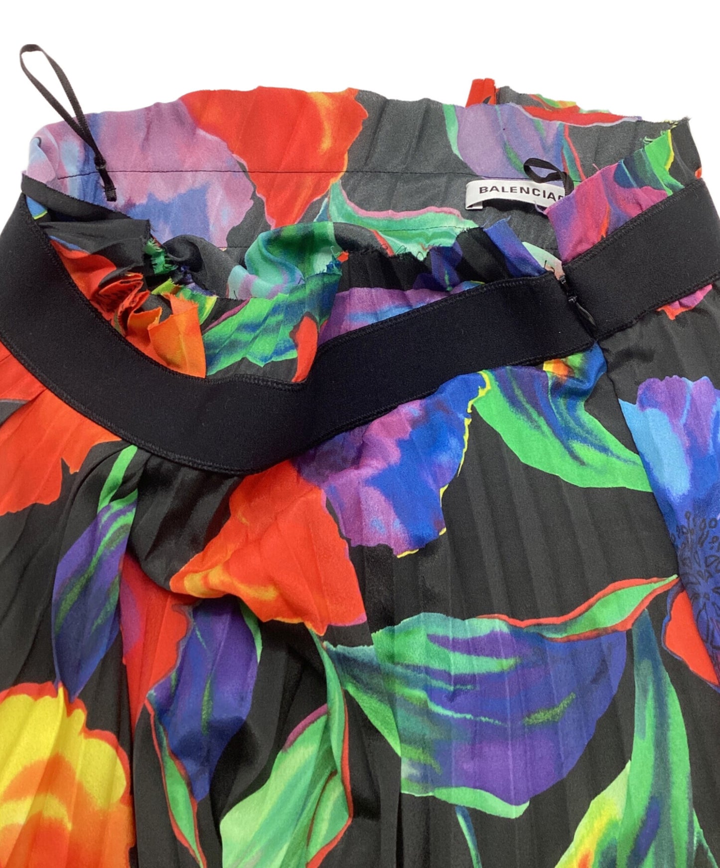 [Pre-owned] BALENCIAGA Asymmetrical pleated skirt 529757 529757