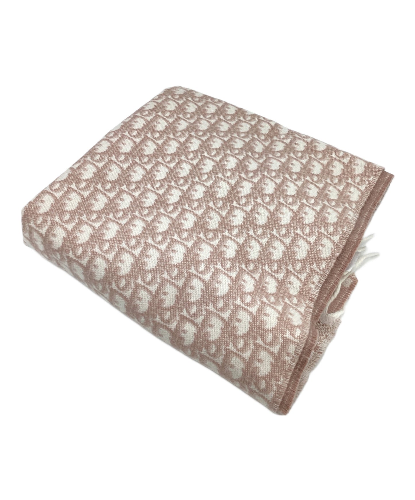 [Pre-owned] Dior Oblique cashmere / Oblique cashmere / Cashmere scarves / Made In Italy 25CDO390I093