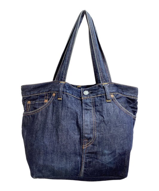 [Pre-owned] EVISU EVISU / EVISU / Seagull painted denim tote bag