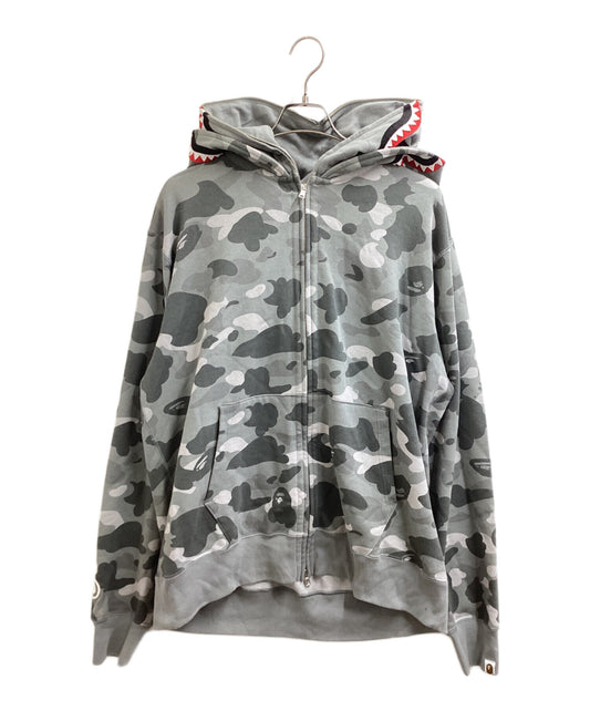 [Pre-owned] A BATHING APE Double Shark Full Zip Hoodie / N001ZPH301019X 001zph301019x