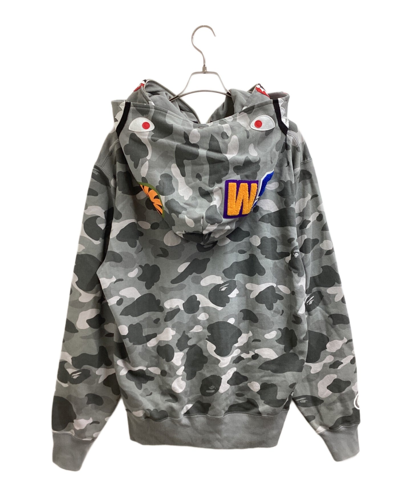 [Pre-owned] A BATHING APE Double Shark Full Zip Hoodie / N001ZPH301019X 001zph301019x