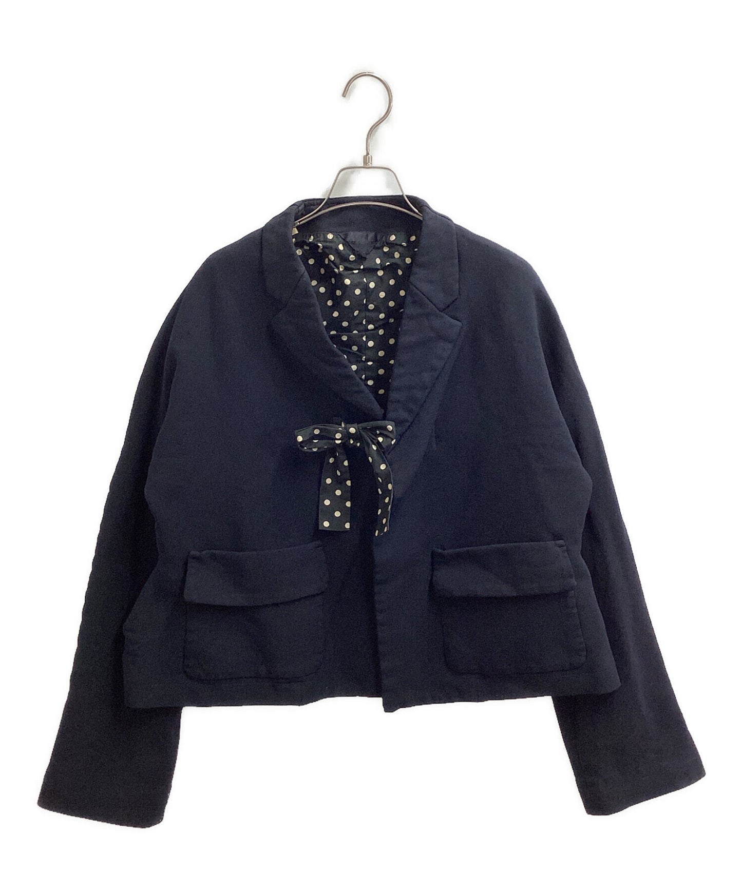 [Pre-owned] COMME des GARCONS Ribbon Detail Jacket GJ-J72 AD2012 GJ-J72