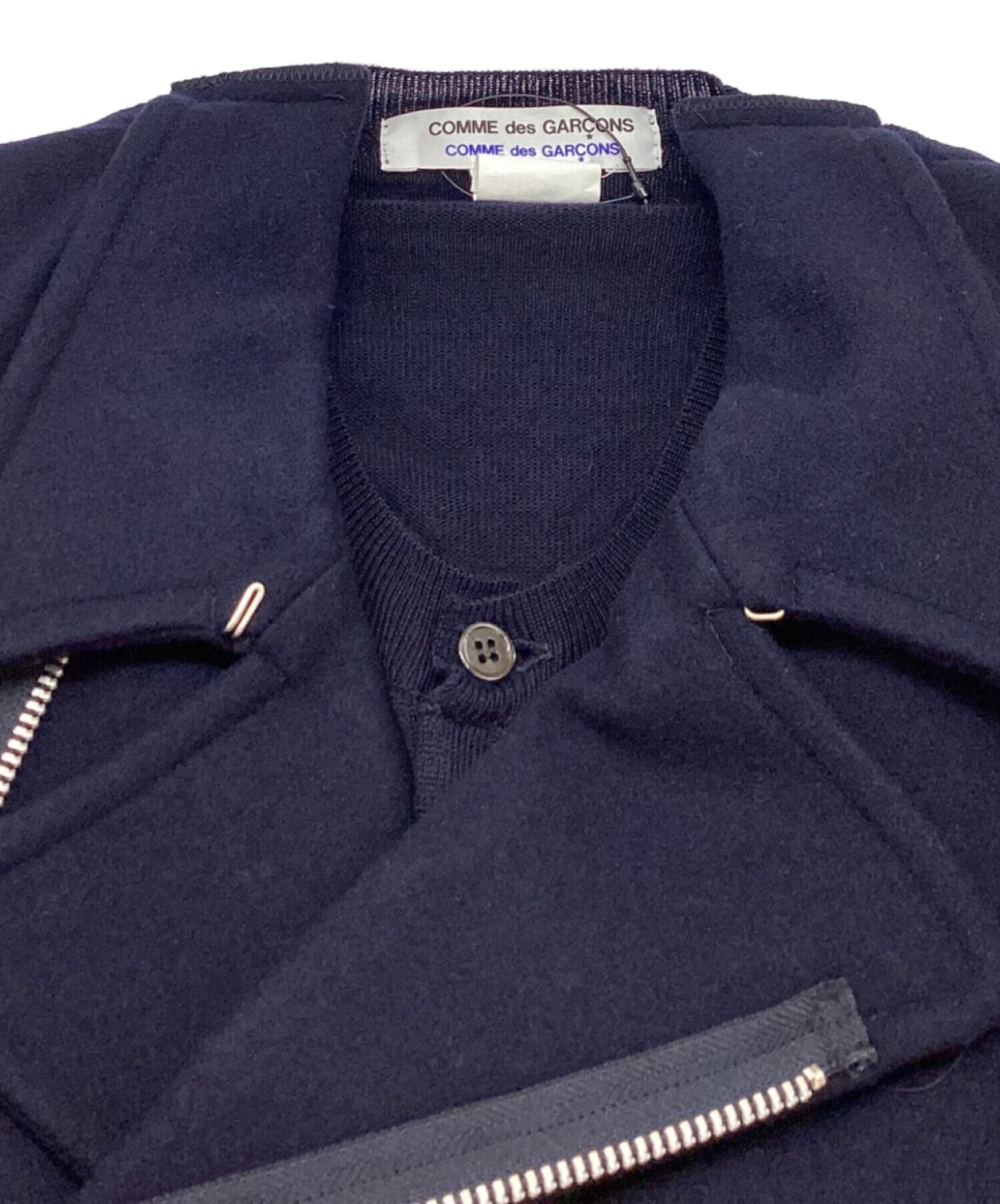 [Pre-owned] COMME des GARCONS COMME des GARCONS Back Knit Paneled Jacket / W12J009 W12J009