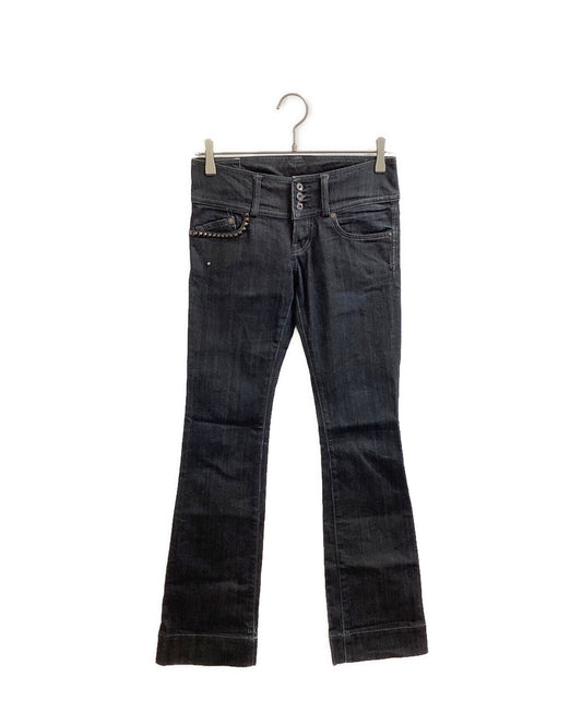 [Pre-owned] Hysteric Glamour Studded Flared Denim Pants / 2AP-5471 2AP-5471
