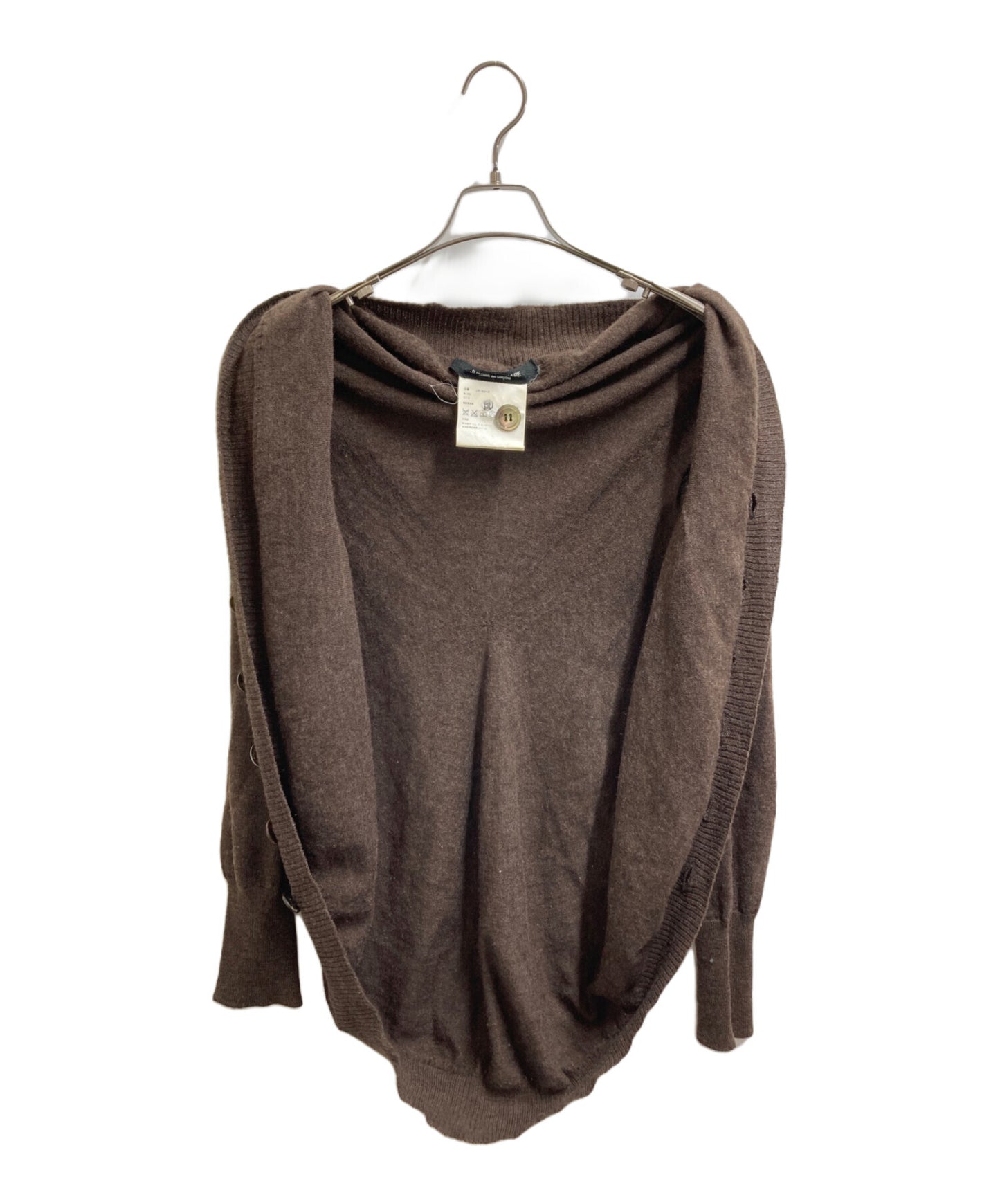 [Pre-owned] JUNYA WATANABE COMME des GARCONS Circle Pattern Deformed Cardigan / JR-N042 / AD2006 JR-N042