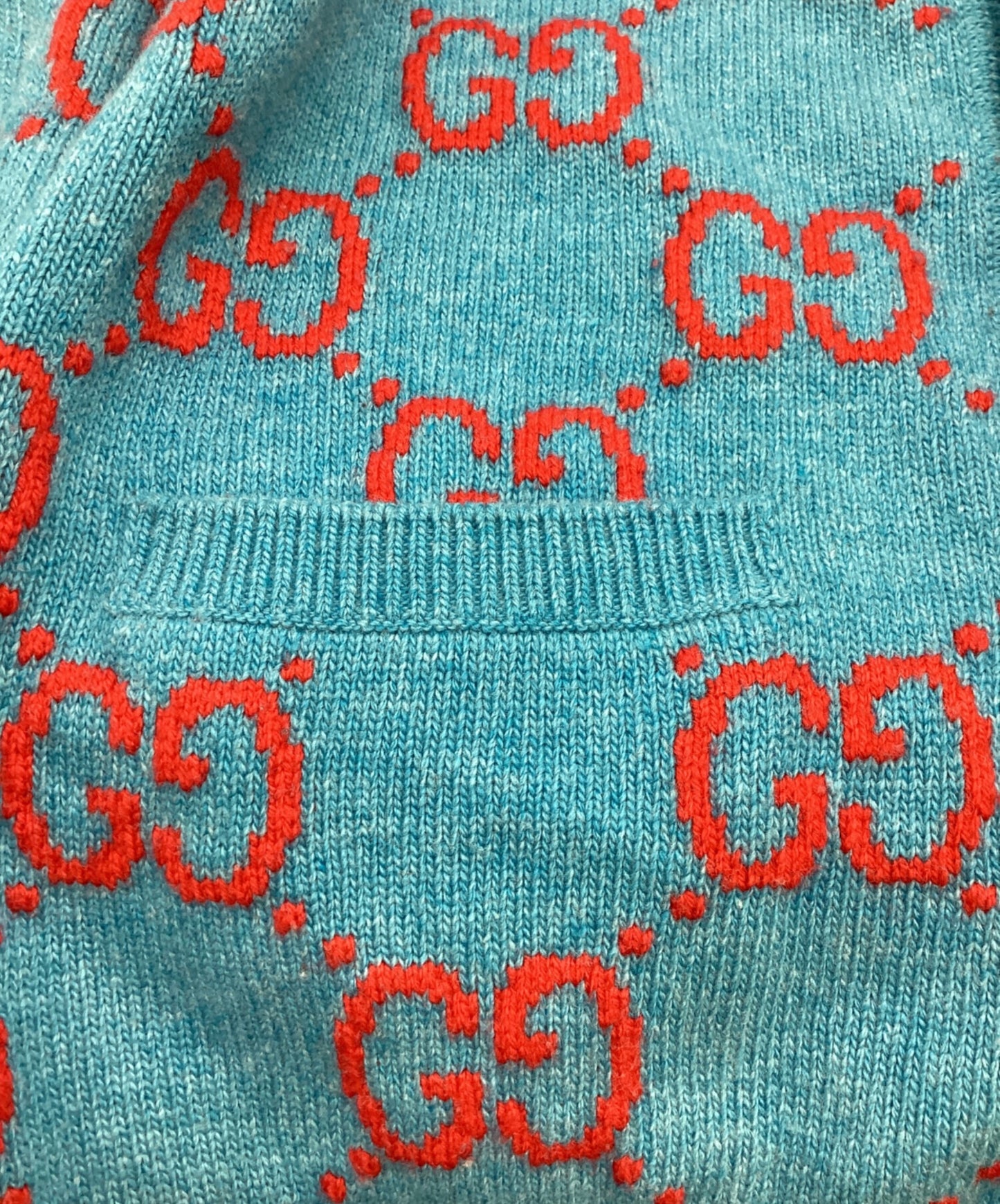[Pre-owned] GUCCI GG Logo Intarsia Wool Cardigan 674043 XKB3V 674043 XKB3V