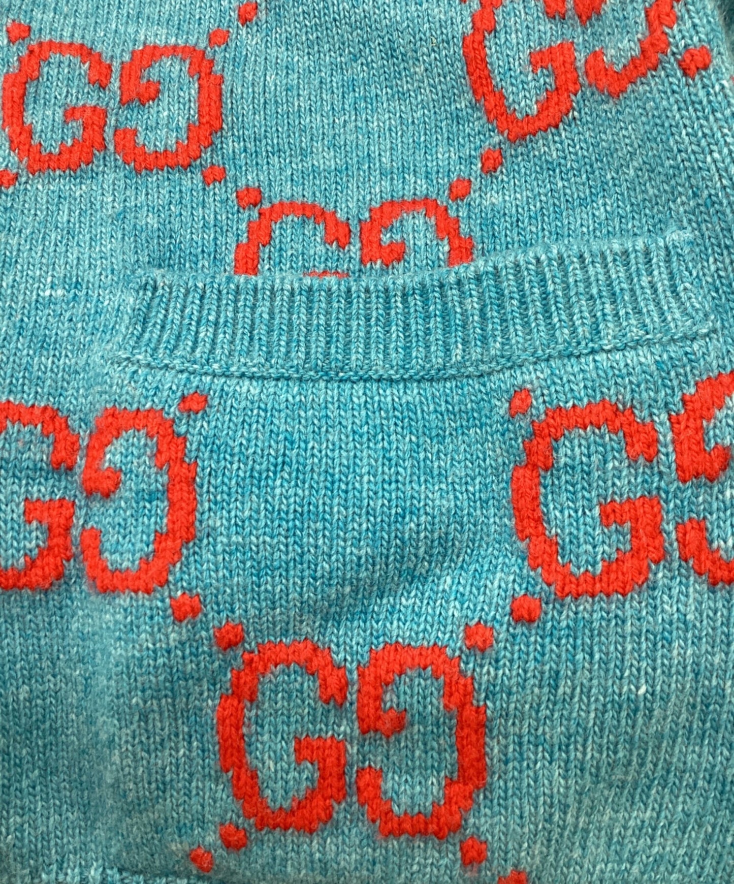 [Pre-owned] GUCCI GG Logo Intarsia Wool Cardigan 674043 XKB3V 674043 XKB3V